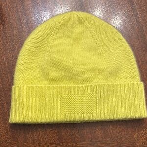 Bright Yellow Knit Beanie